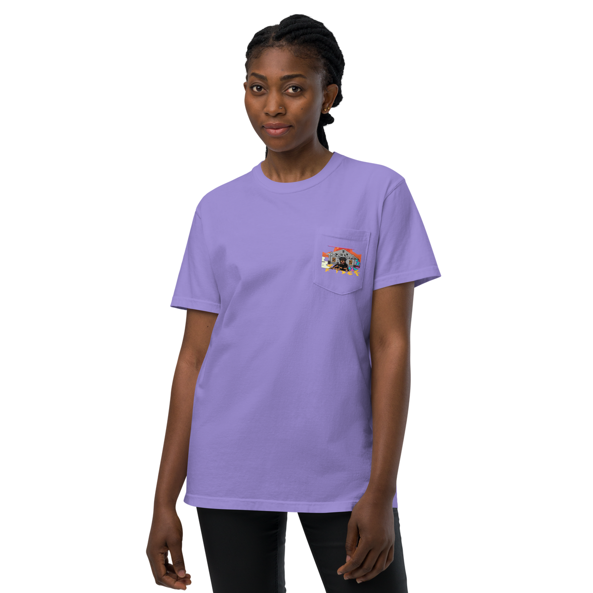 ABM O.T.P Garment Dyed Pocket Trippy Tee 2