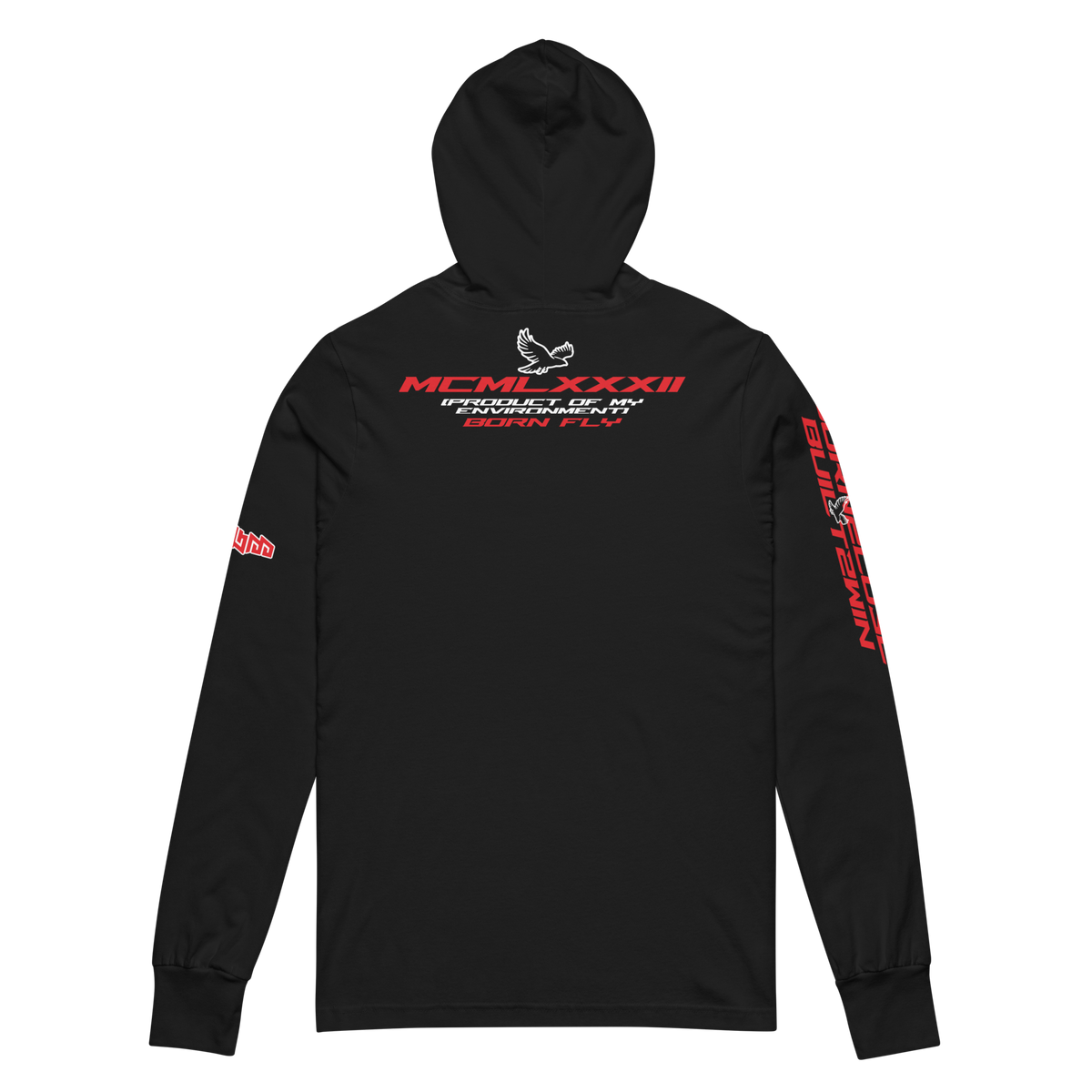 Long Sleeve Hooded Greatness Grows In The North Graphic Tee