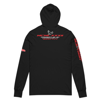 Long Sleeve Hooded Greatness Grows In The North Graphic Tee