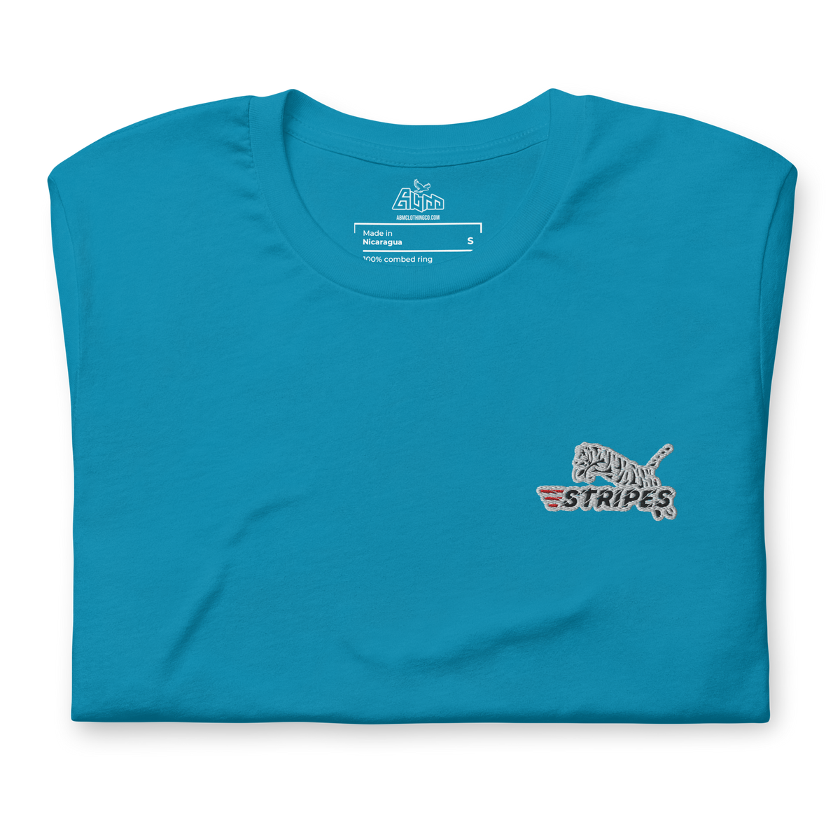 Abm Embroidered Stripes Tee