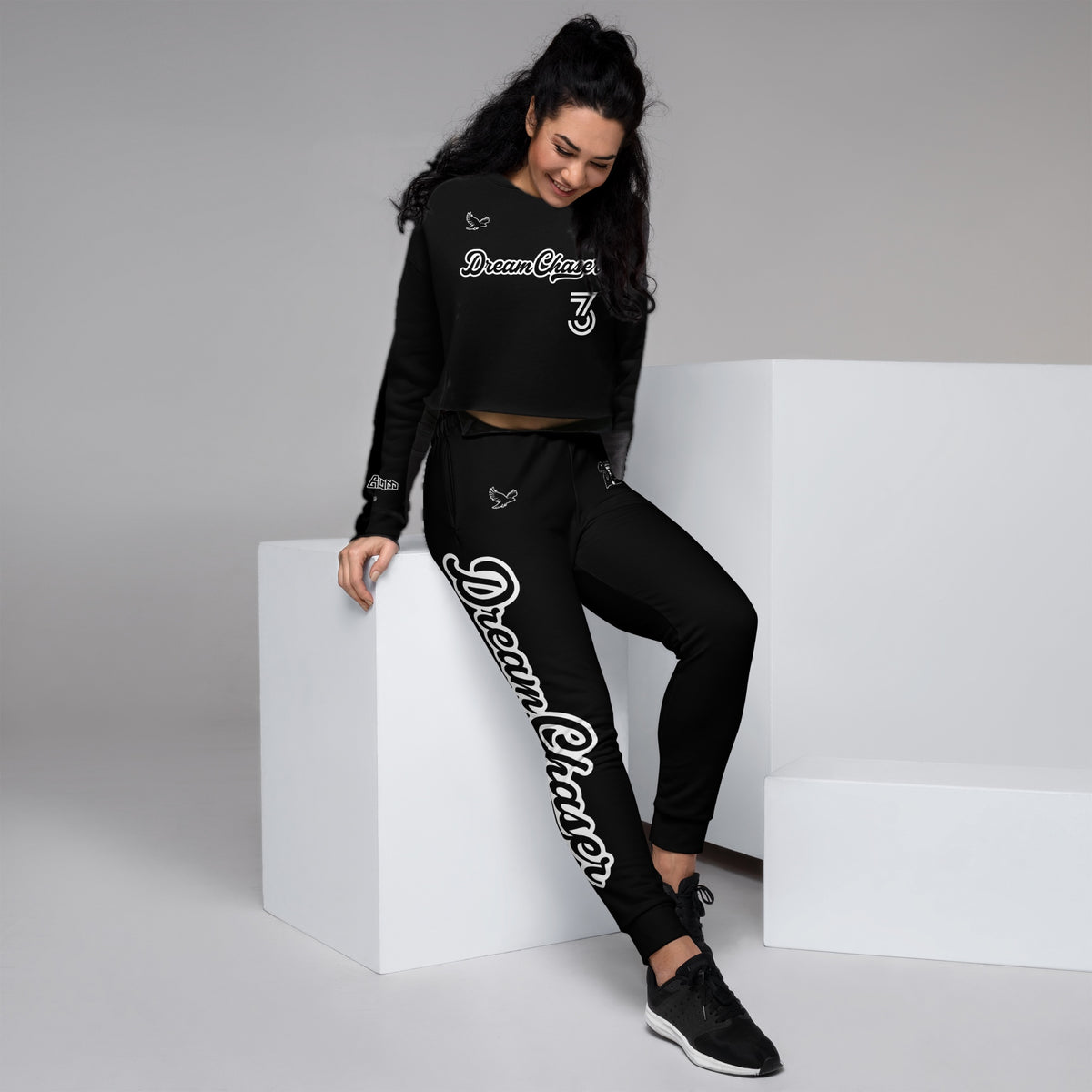 Dc3 Women’s Crop Top & Joggers Set