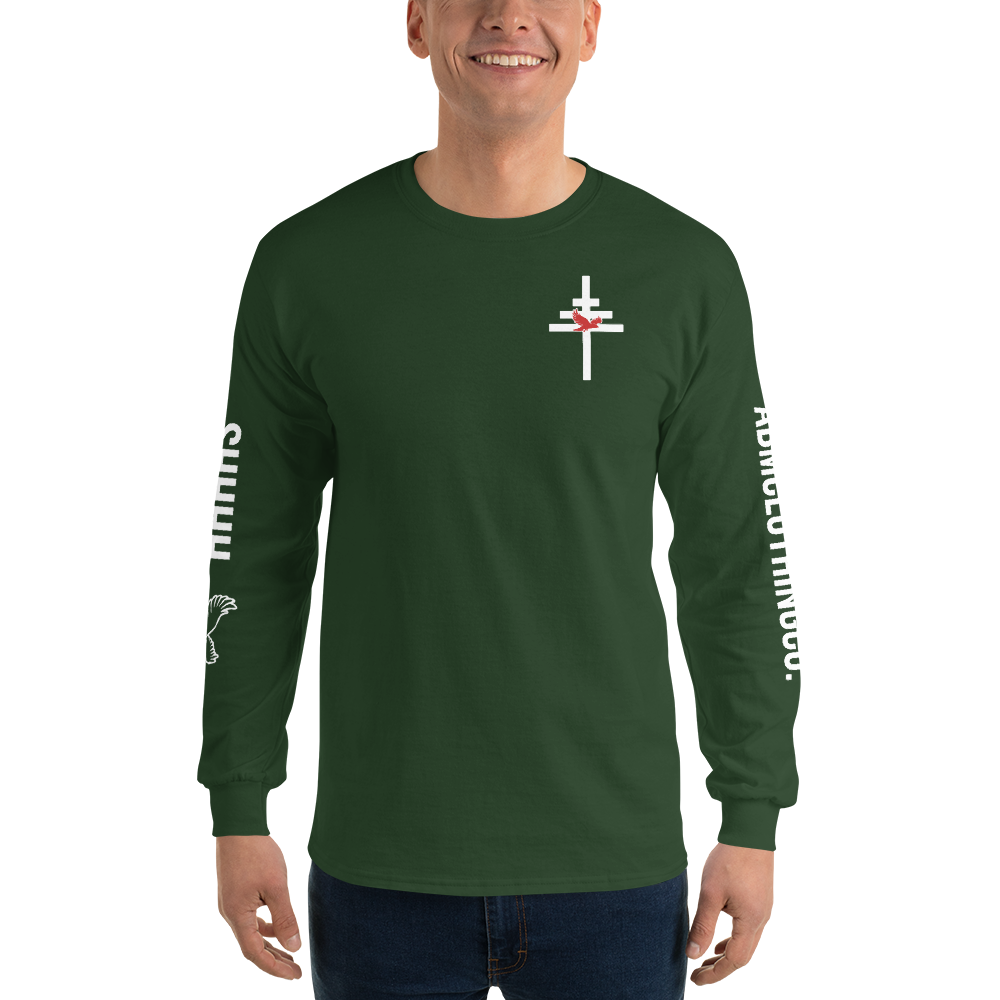 Nobody Safe Triple Cross Long Sleeve Tee