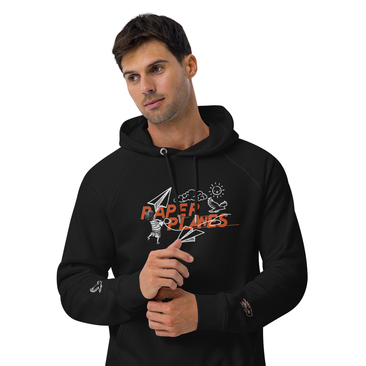 Paper Planes 2 Embroidered Raglan Hoody
