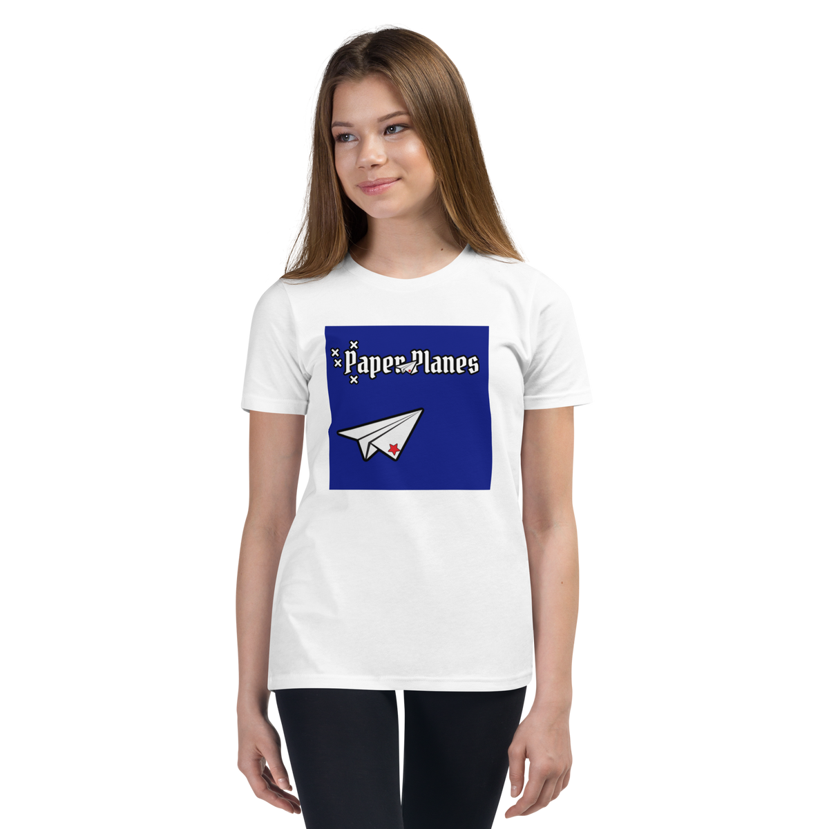 Paper Planes Square Biz Kids Tee