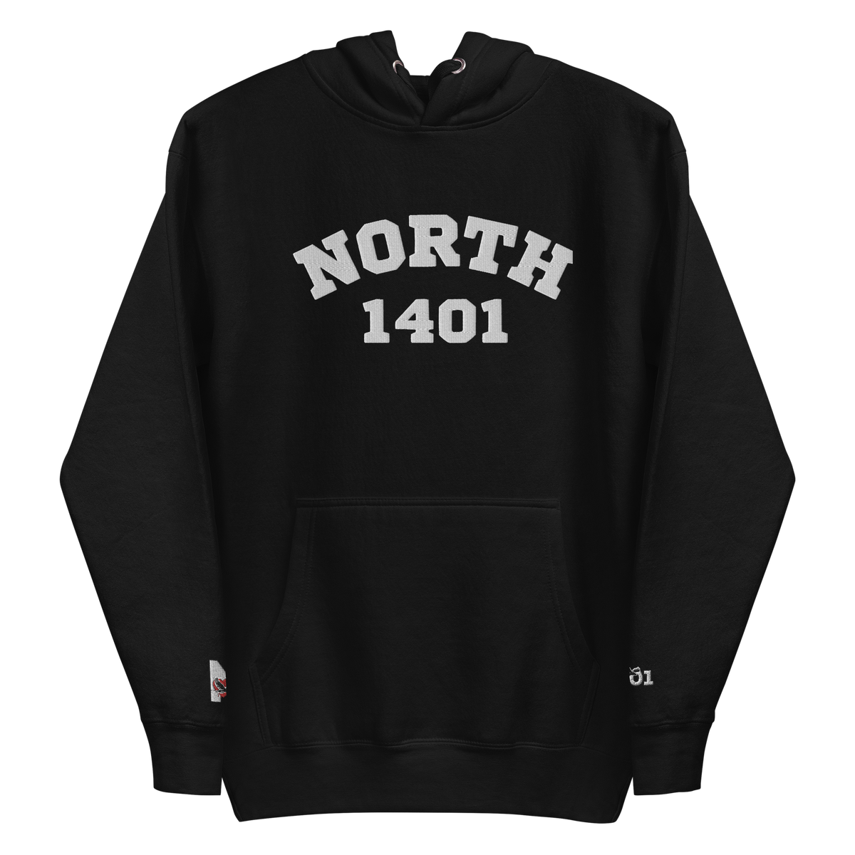 The North 1401 Embroidered Hoody