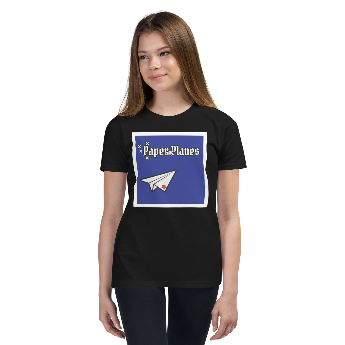 Paper Planes Square Biz Kids Tee