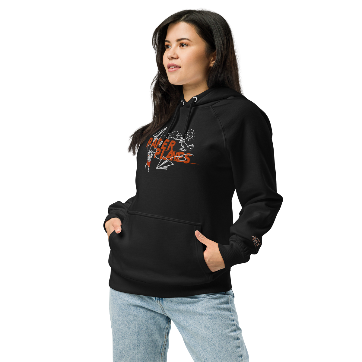 Paper Planes 2 Embroidered Raglan Hoody