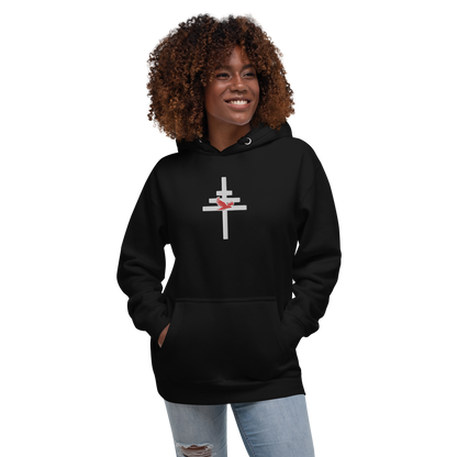 Nobody Safe “Triple Cross” Embroidered Hoody