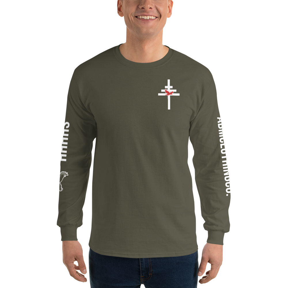 Nobody Safe Triple Cross Long Sleeve Tee