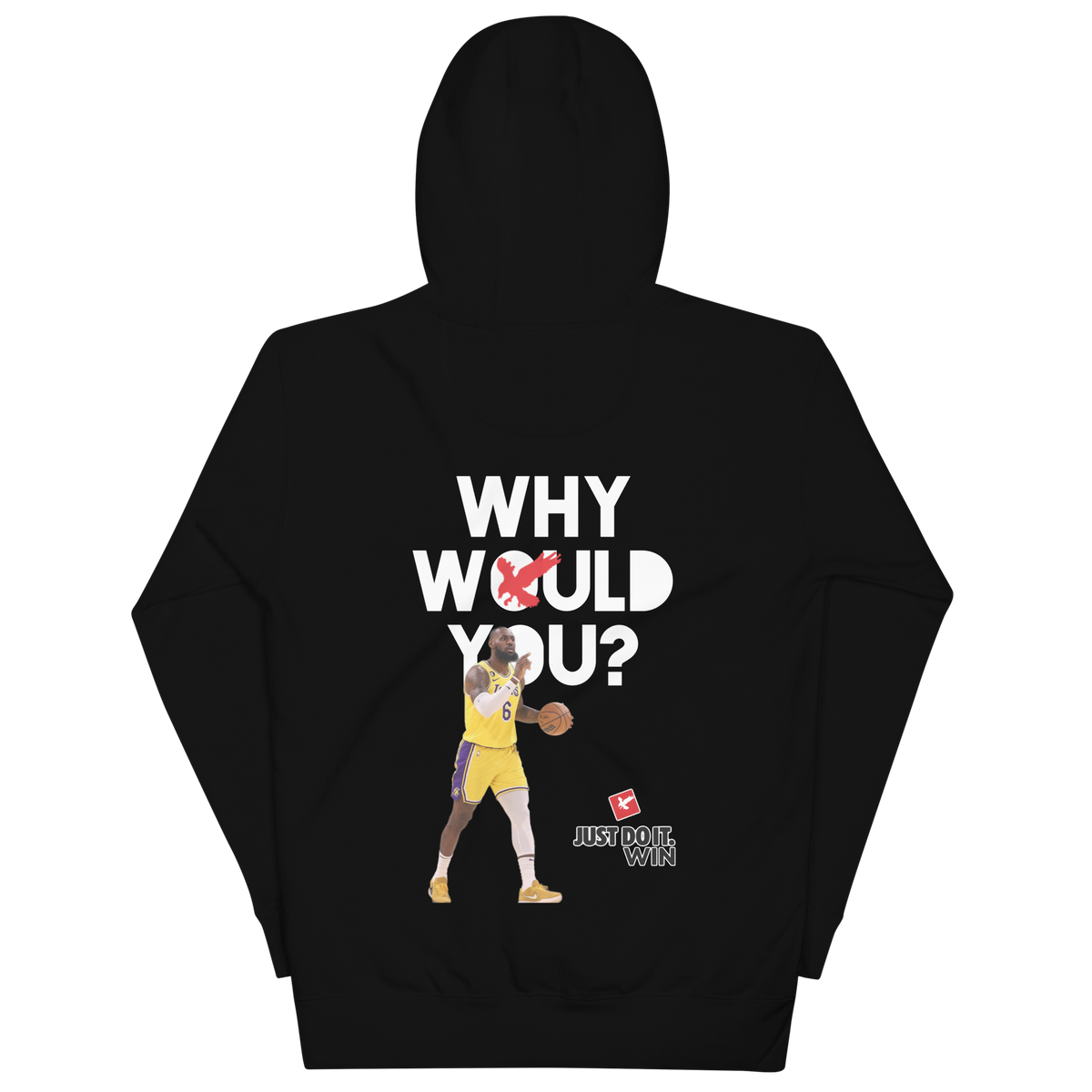 LBj "Life Never Stops" Just Win Hoody