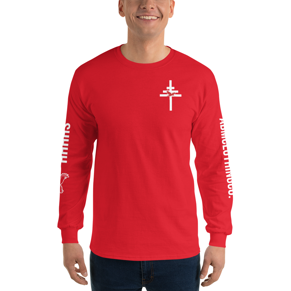 Nobody Safe Triple Cross Long Sleeve Tee
