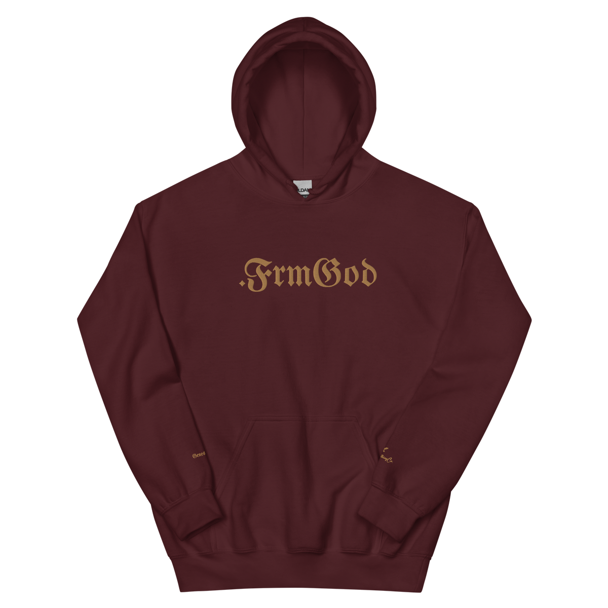 .Frm God Embroidered Hoody