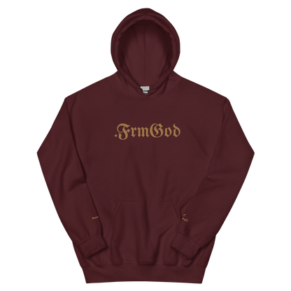 .Frm God Embroidered Hoody