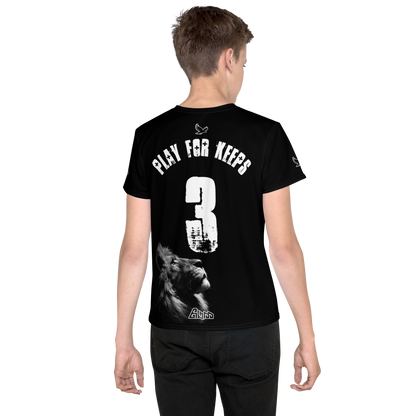 Abm Kids Dc3 Play For Keeps Tee