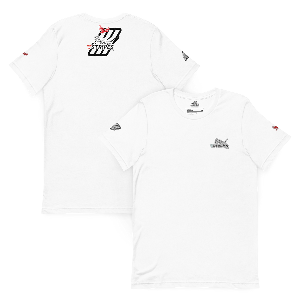 Abm Embroidered Stripes Tee