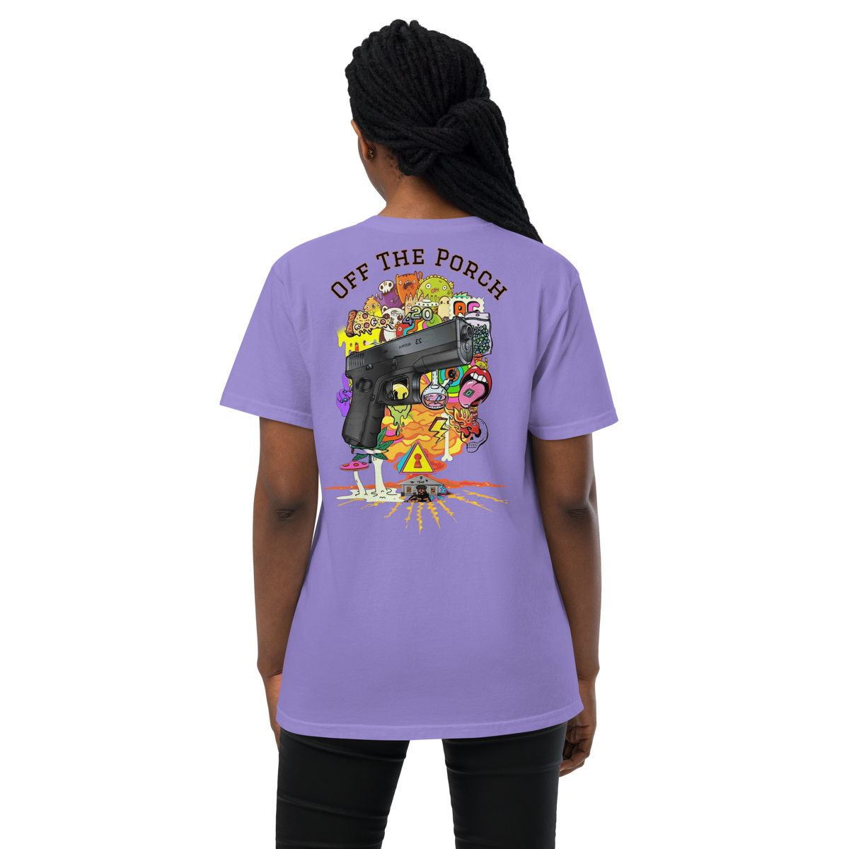 ABM O.T.P Garment Dyed Pocket Trippy Tee 2