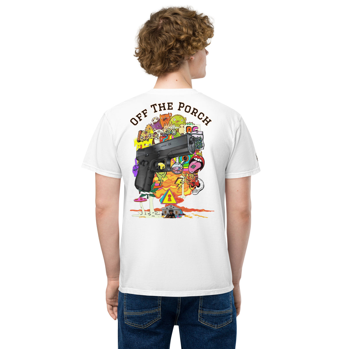 ABM O.T.P Garment Dyed Pocket Trippy Tee 2