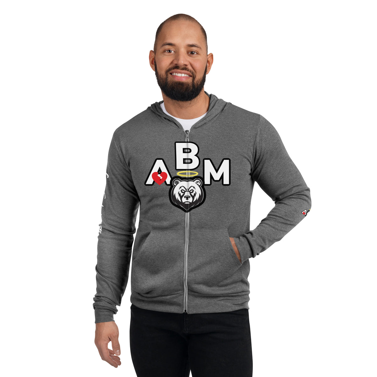 Abm Grizzley Front Zip Up Hoody